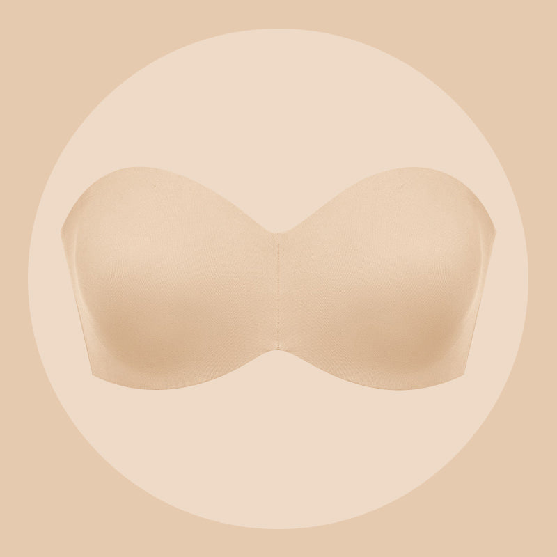 Shecurve Full Support Non-Slip Convertible Bandeau Bra