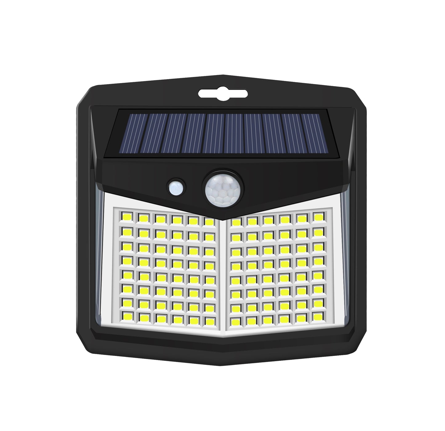 128 LED Solar Security Lights - 3-in-1 Sensor, Constant, Combination Lighting