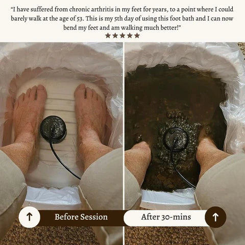 Healifeco Ionic Foot Spa - At-home detox and cleanse!