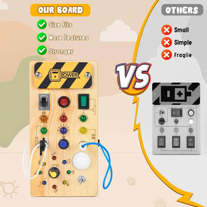 Montessori Wooden Switch Board