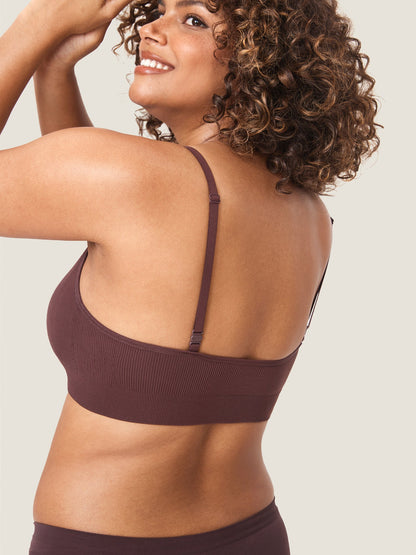 Ribbed Scoop Nursing Bralette