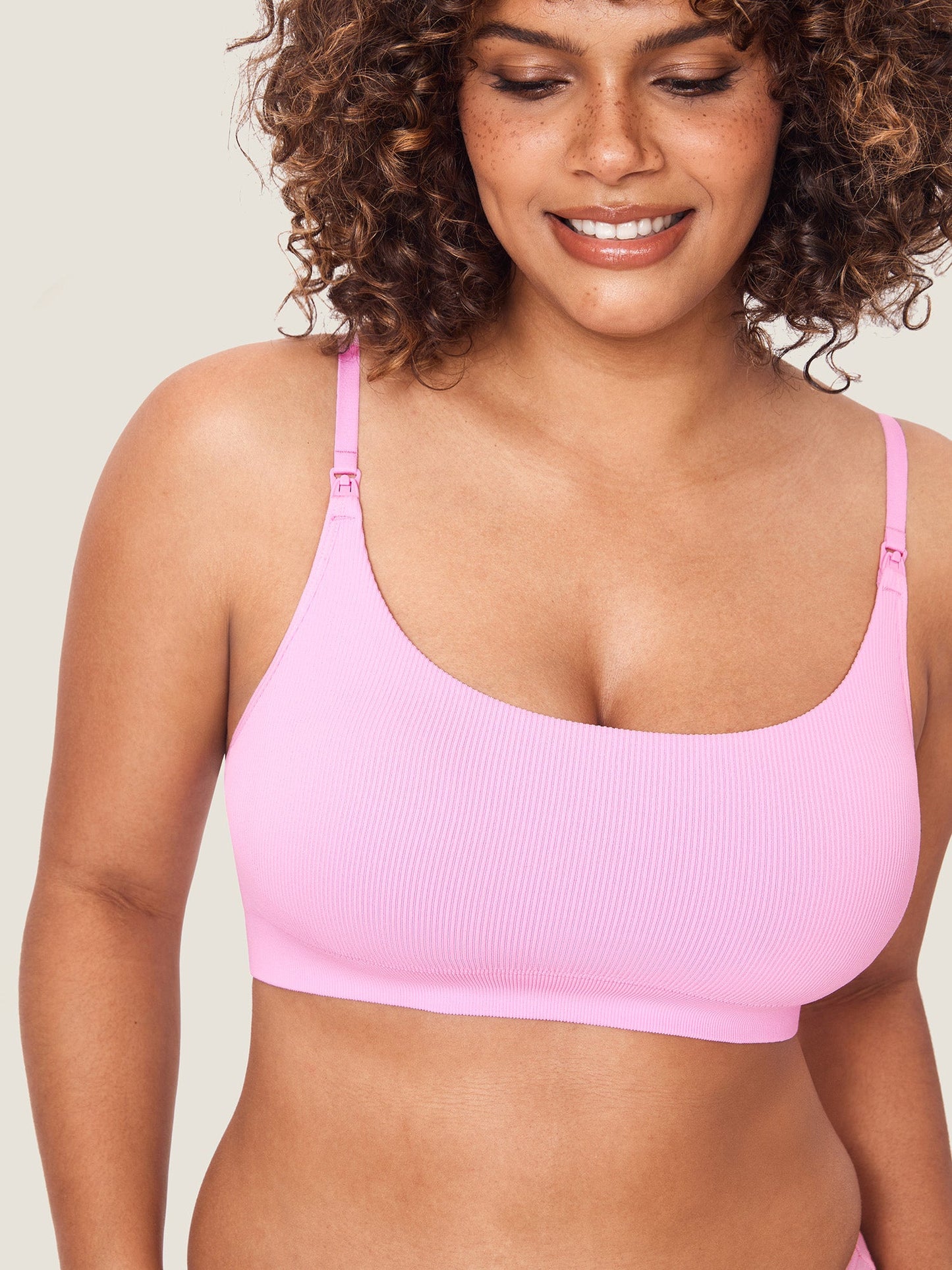 Ribbed Scoop Nursing Bralette