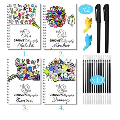 Groove Calligraphy Reusable Copybooks