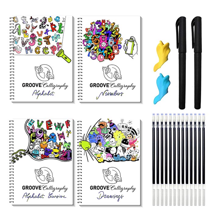 Groove Calligraphy Reusable Copybooks