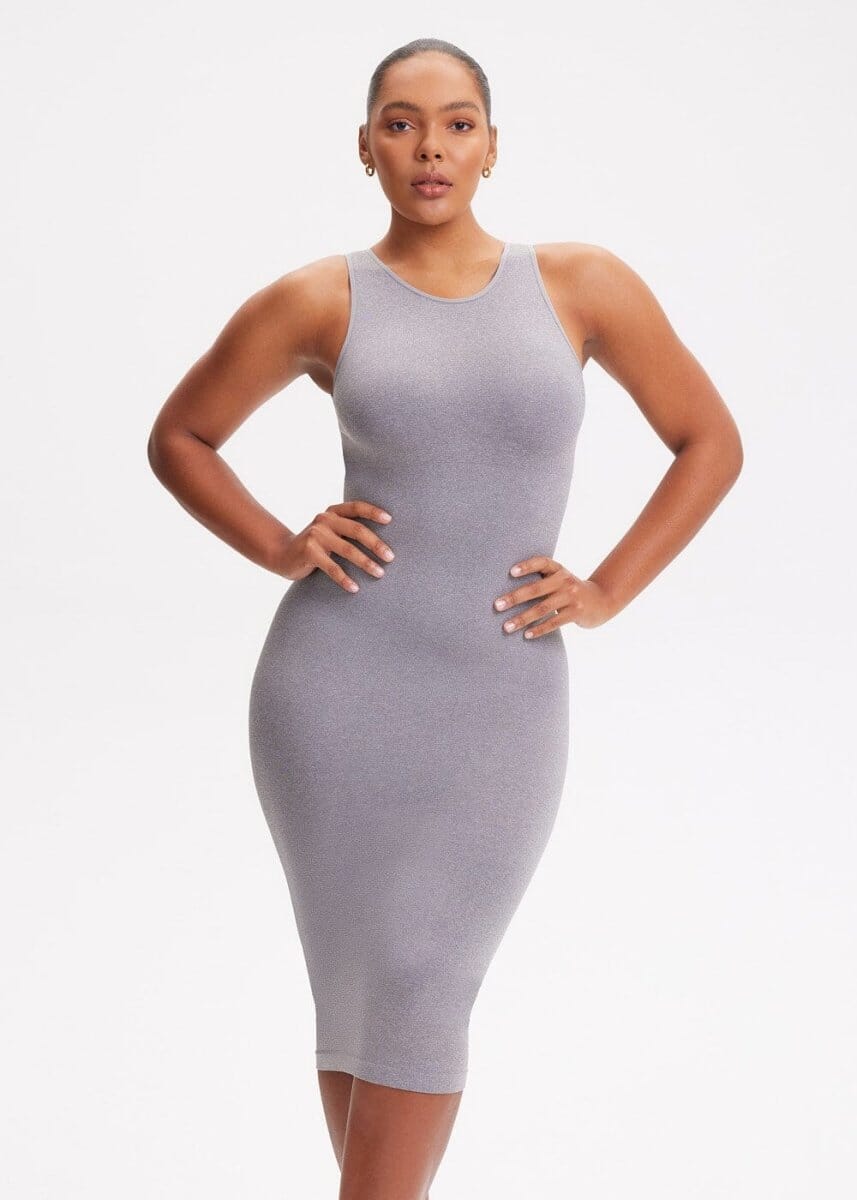 Halter Top Maxi Shapewear Dress