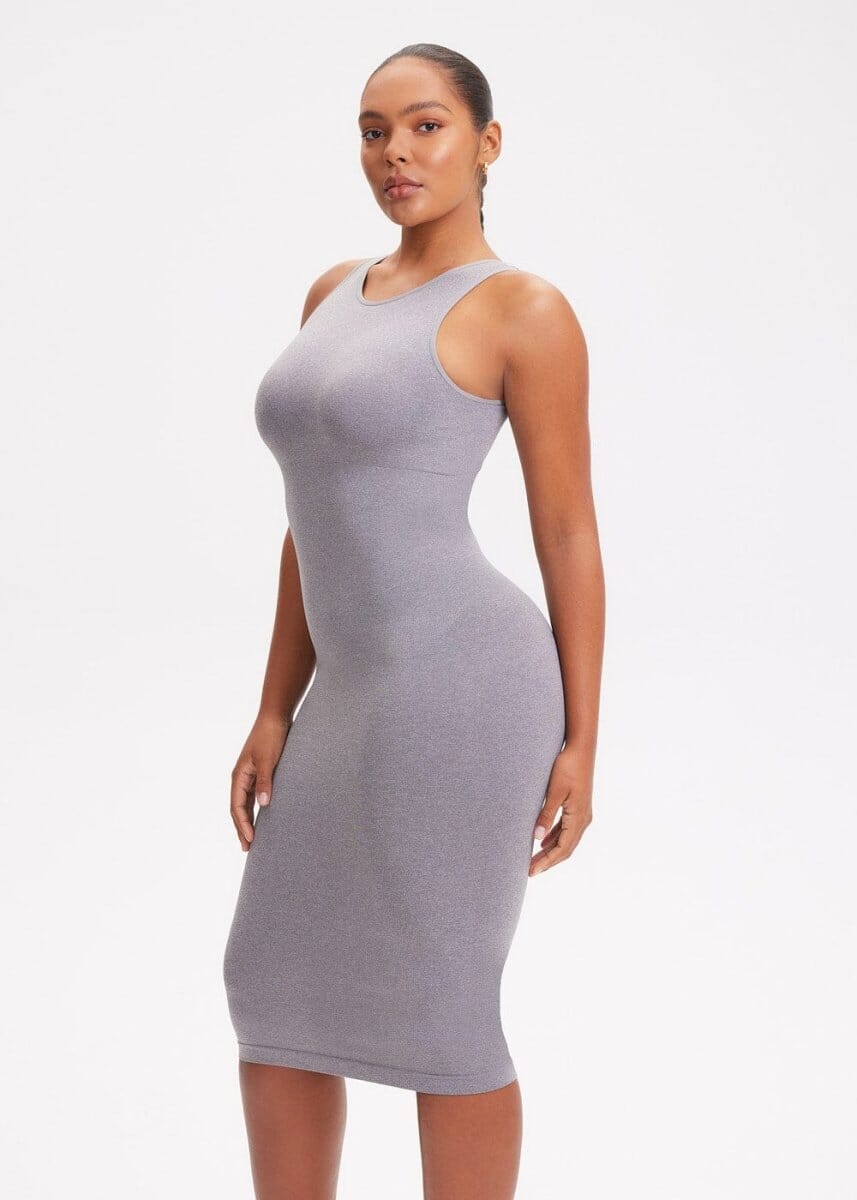 Halter Top Maxi Shapewear Dress