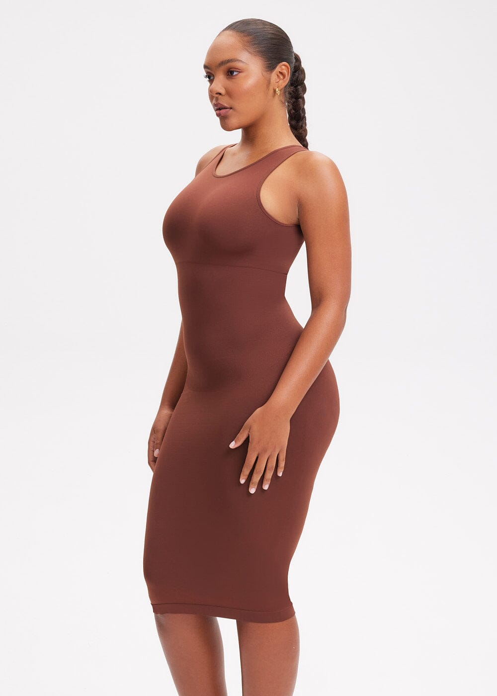 Halter Top Maxi Shapewear Dress