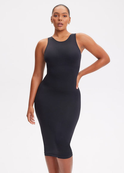 Halter Top Maxi Shapewear Dress