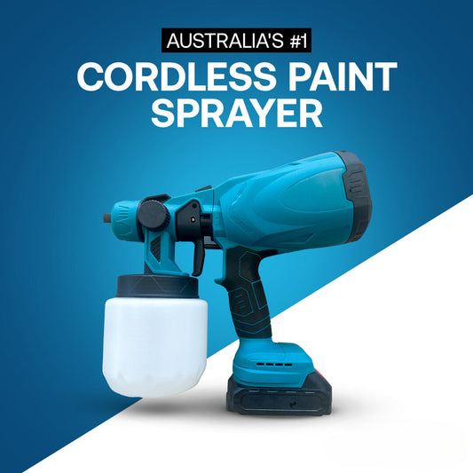 Aussie Renovations Cordless Paint Sprayer (X2 Batteries Included)