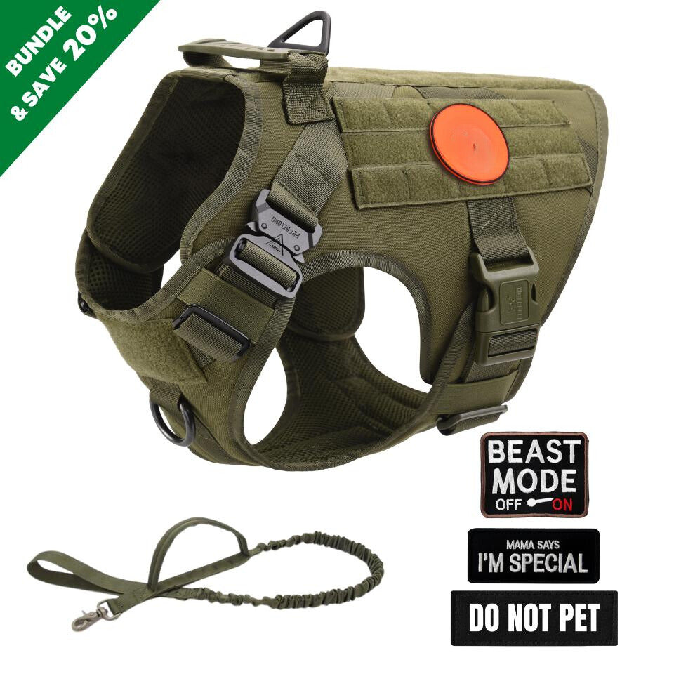 Tactical No Pull Dog Harness v2